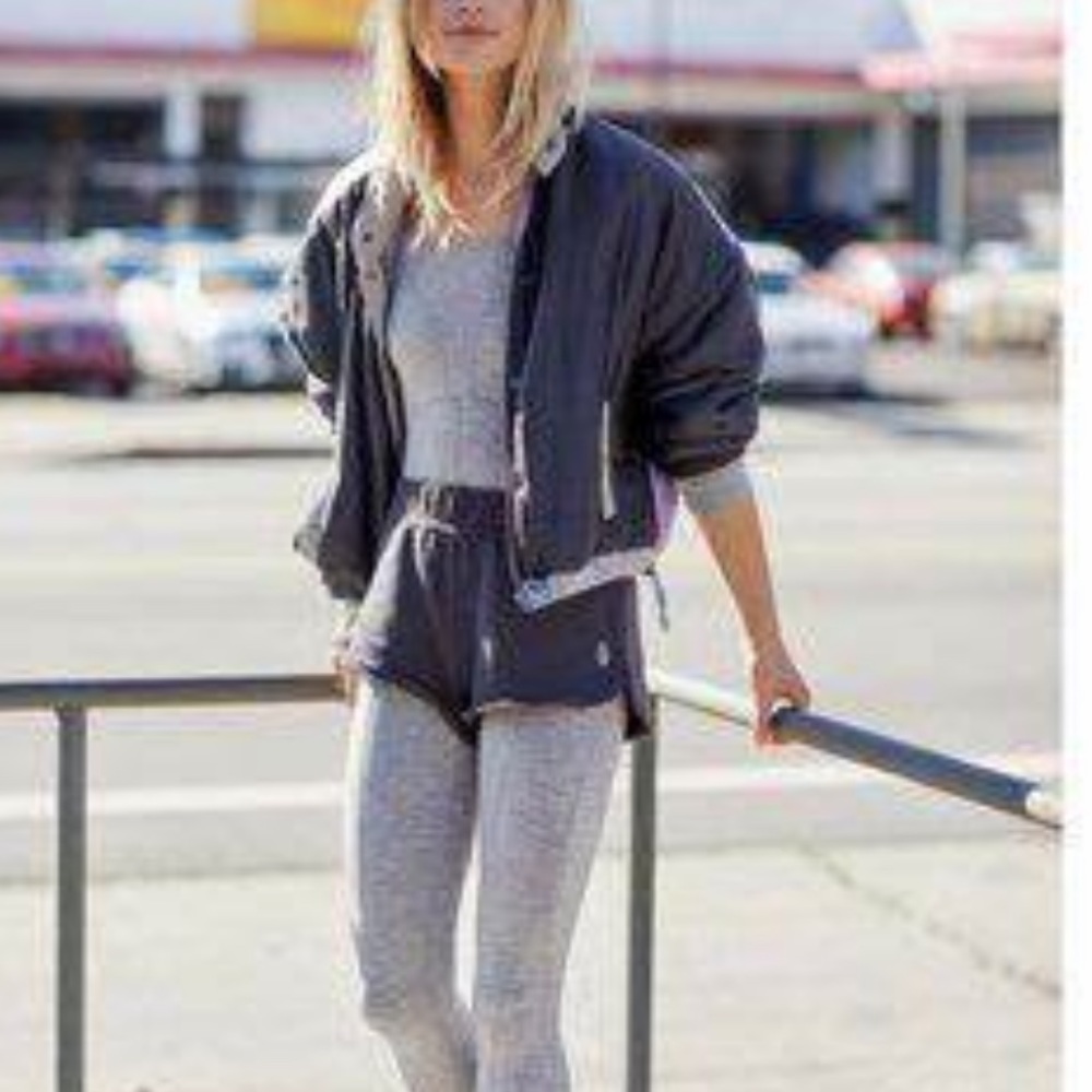 Free People Movement Ashford Side to Side Onesie   Xs in Heather Grey NWT 🫶🤍🫶